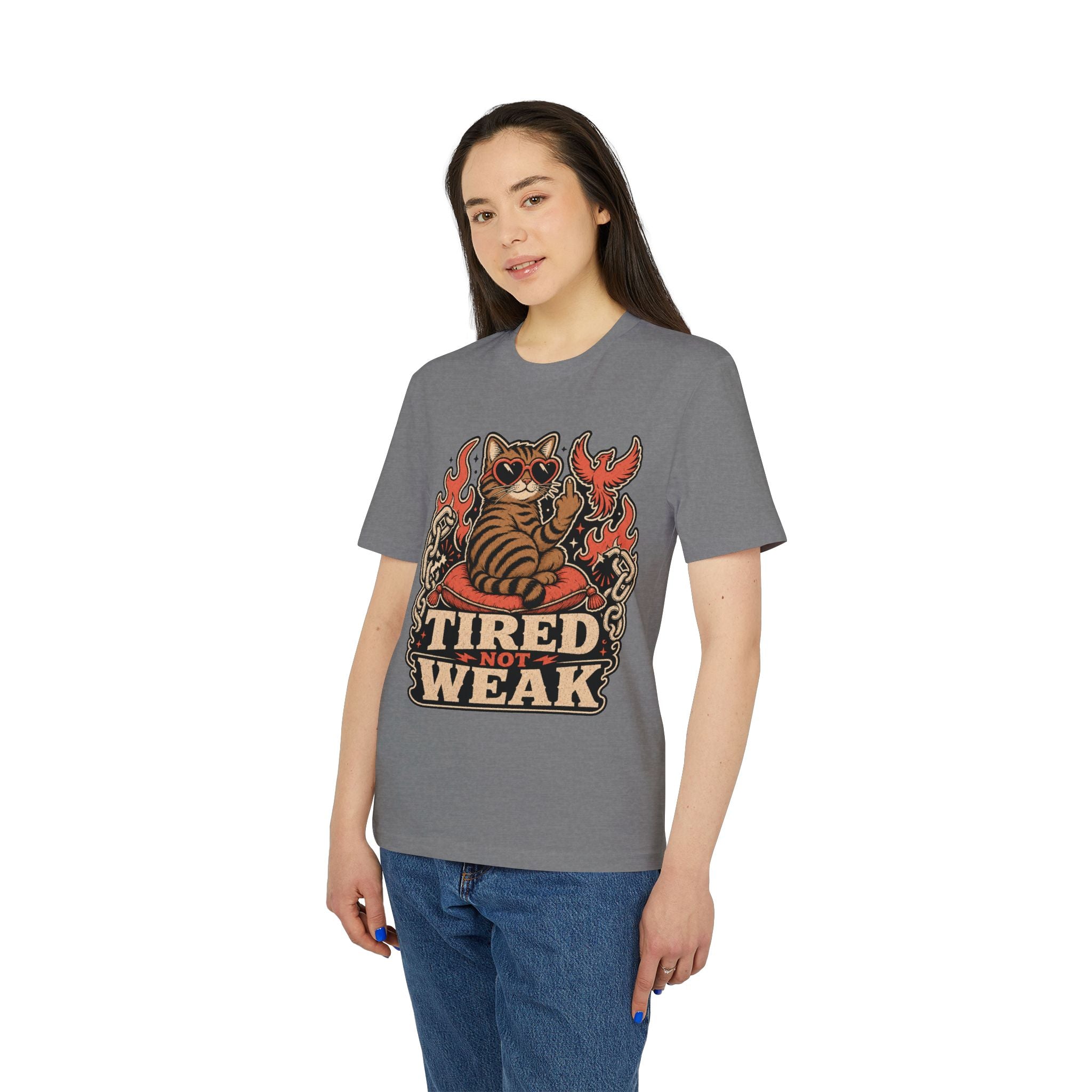 Tired Not Weak Resilience Cat Nova T-Shirt