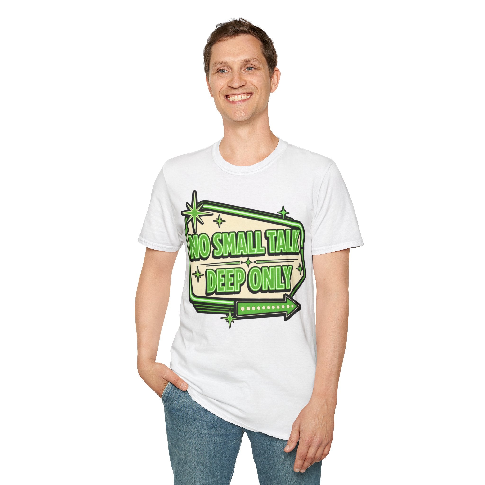 No Small Talk Deep Only Empath T-Shirt