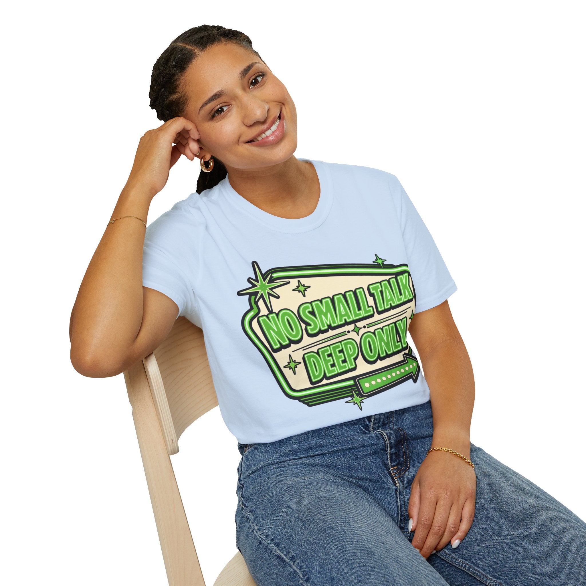No Small Talk Deep Only Empath T-Shirt