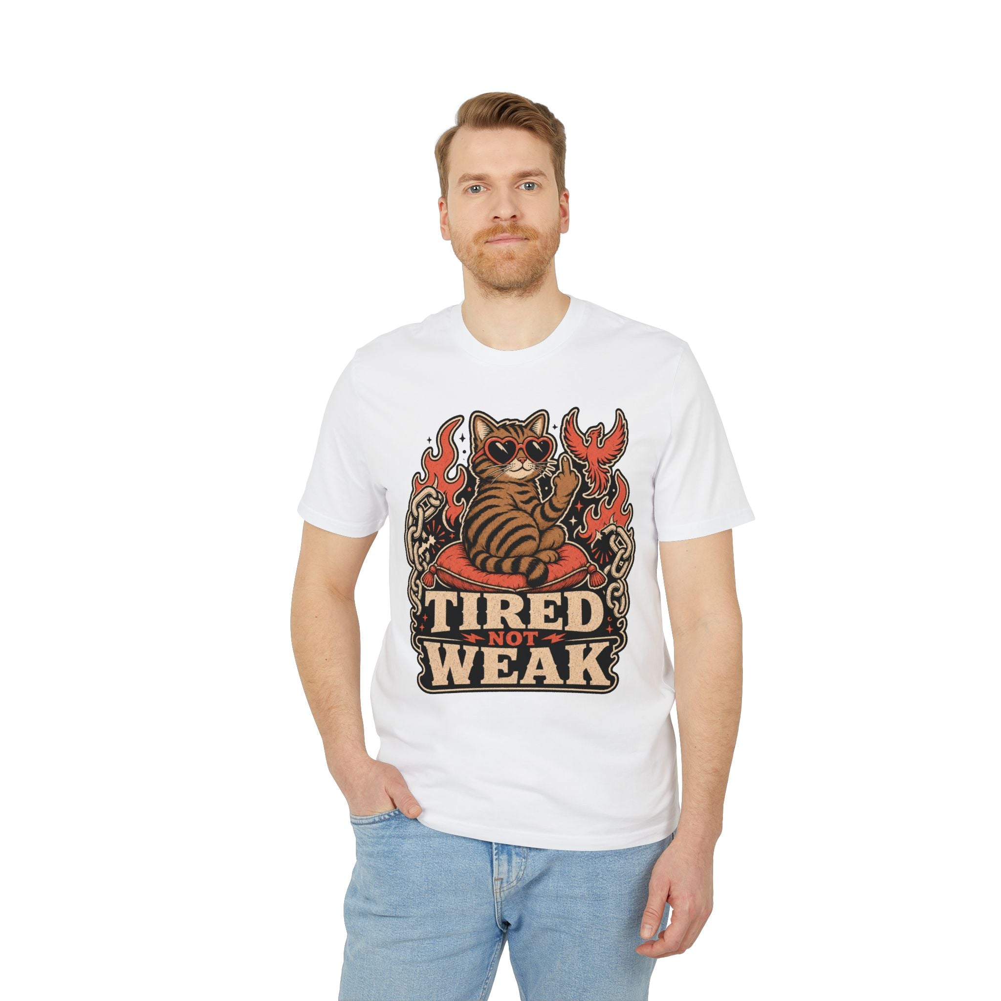 Tired Not Weak Resilience Cat Nova T-Shirt
