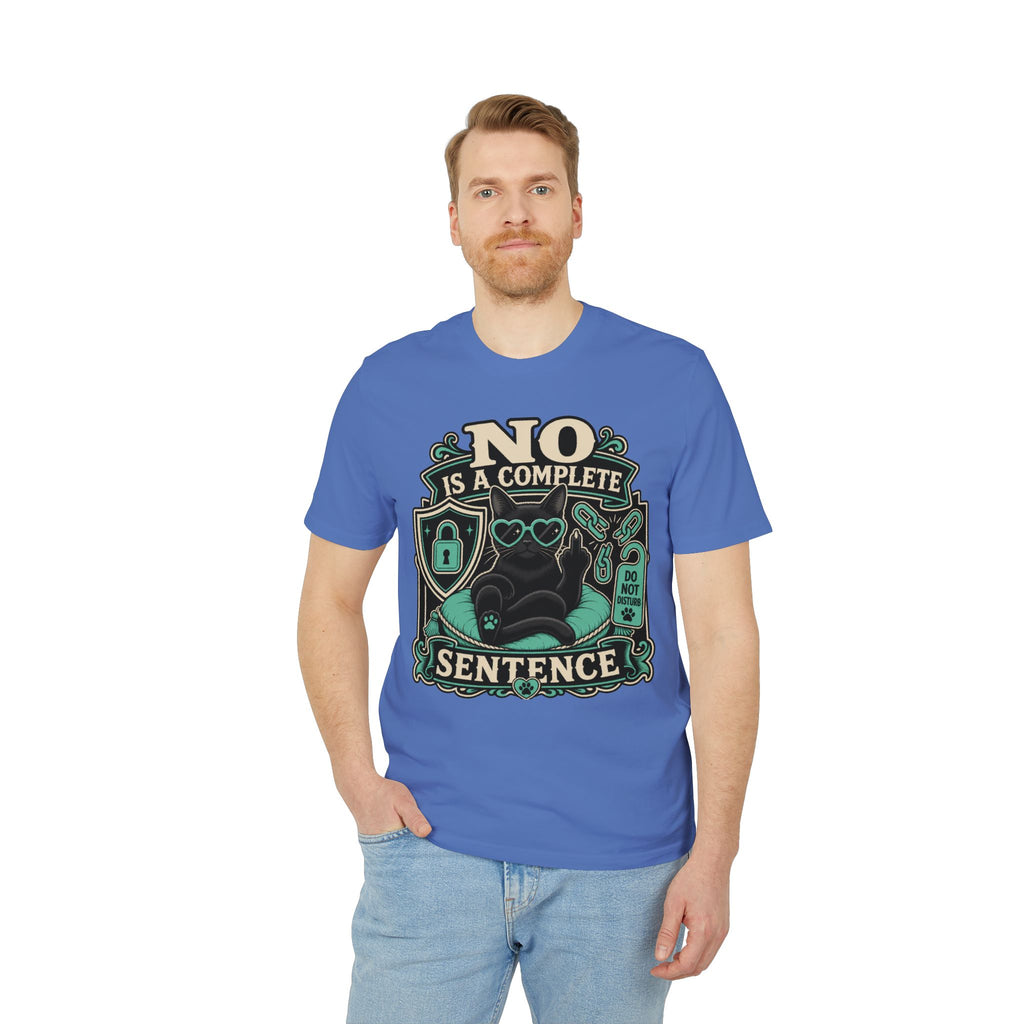 No Is A Complete Sentence Self-Care Cat Bonnie T-Shirt