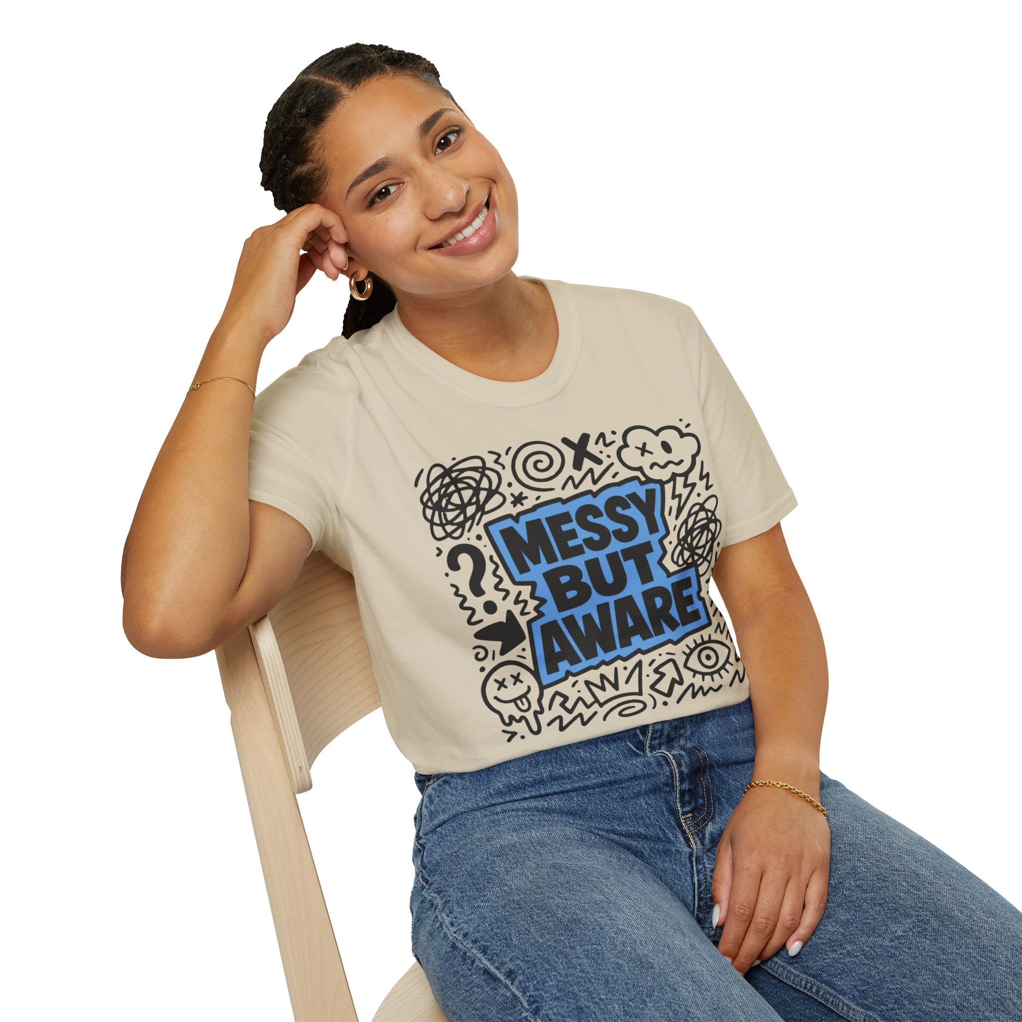 Messy But Aware Awareness T-Shirt