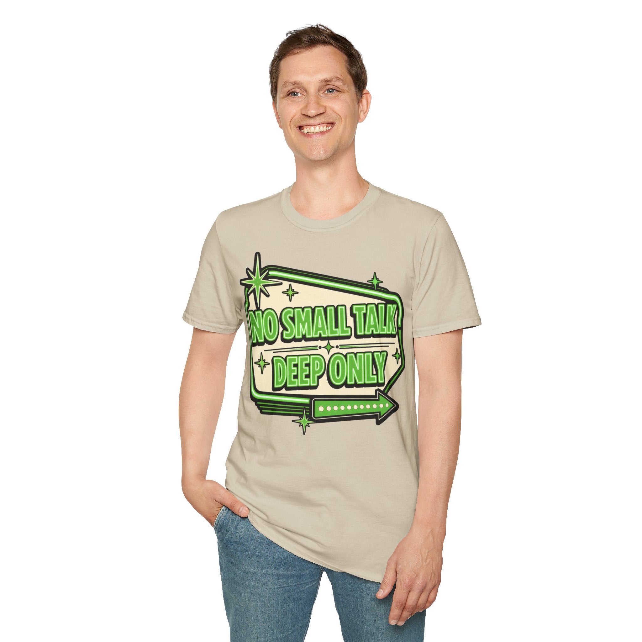 No Small Talk Deep Only Empath T-Shirt